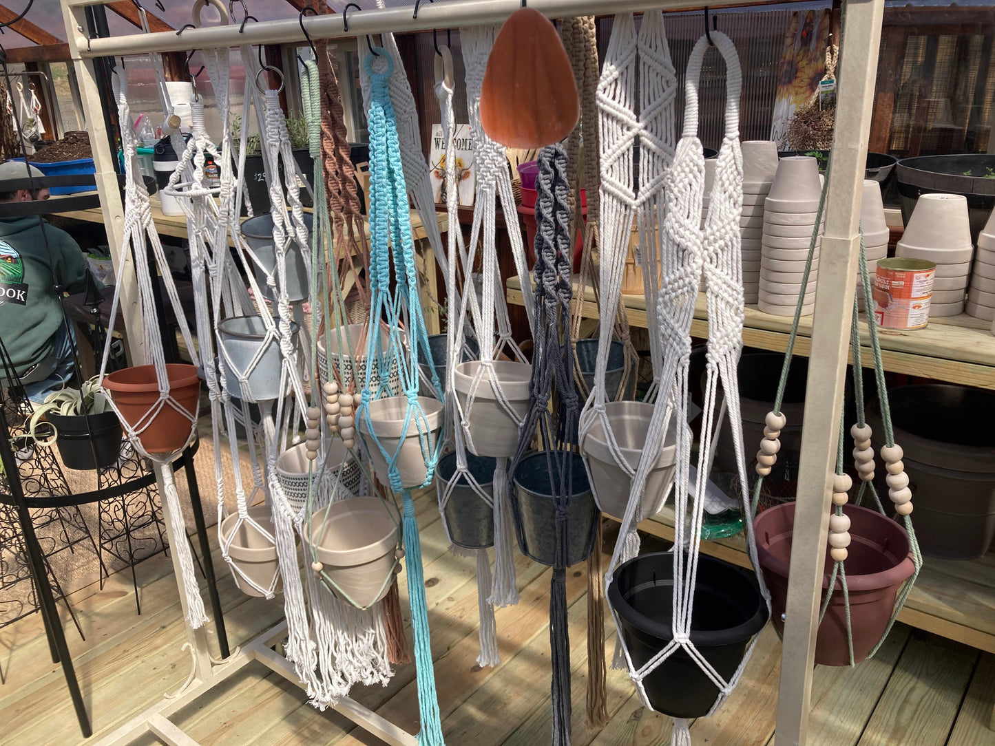 Plant Pots with Hanging Holders